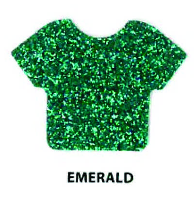 Siser HTV Vinyl Glitter Emerald 12"x20" Sheet